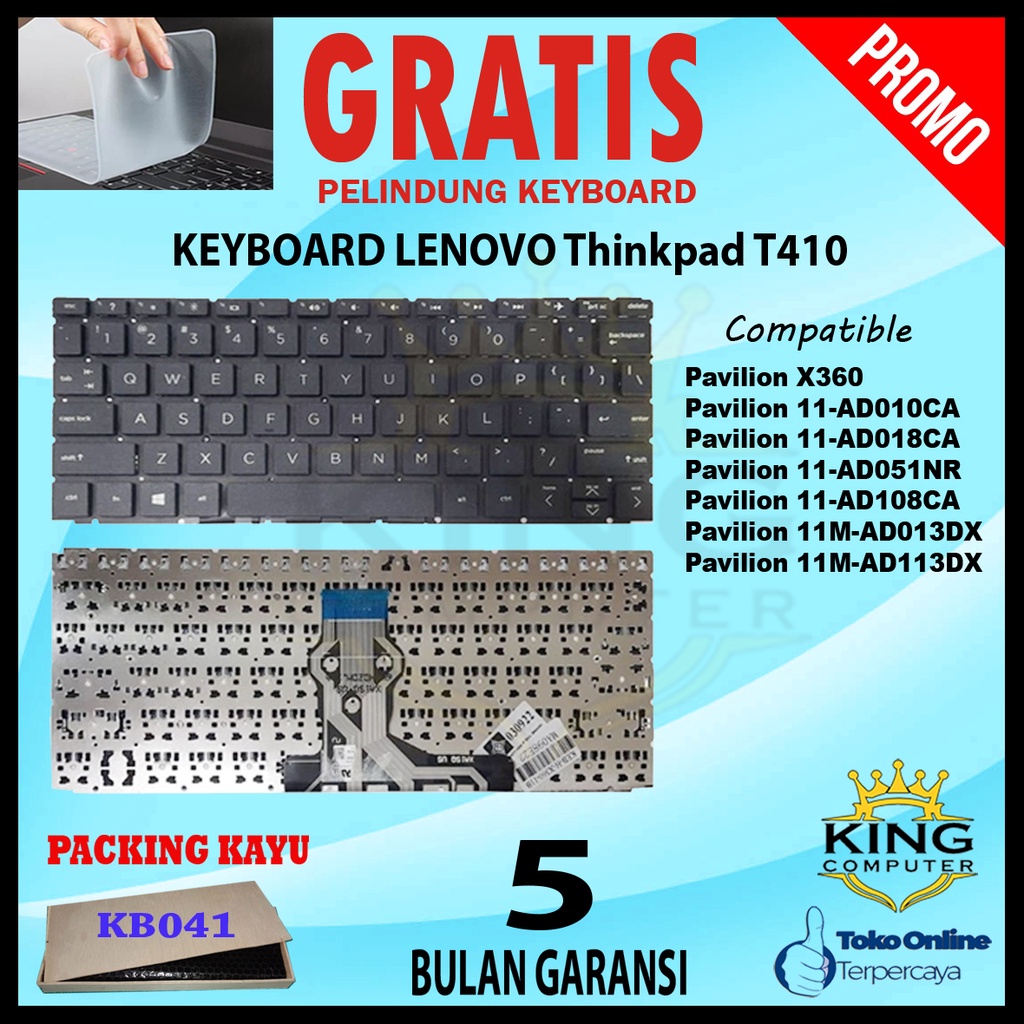 Keyboard HP Pavilion X360 11ad 11-ad 11-ad010ca 11-ad018ca 11-ad019tu FREE PACKING KAYU