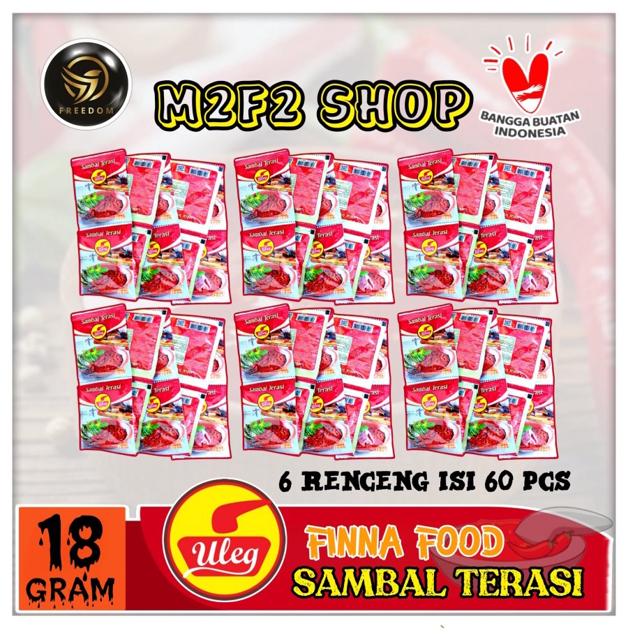 

Finna Food Uleg Sambal Terasi Sachet - 18 gr (Kemasan 6 Renceng)