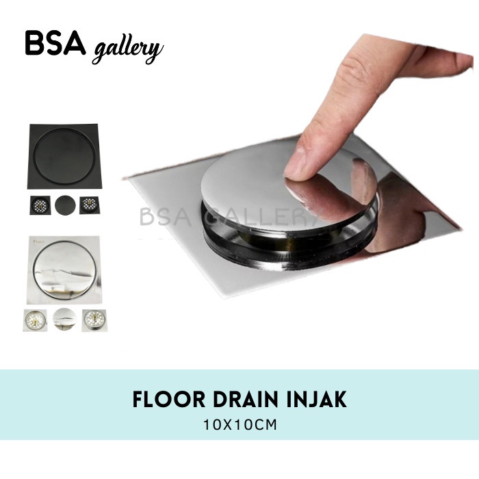 FLOOR DRAIN INJAK / SARINGAN GOT PUSH UP INJAK MODEL TOTO / PEMBUANGAN