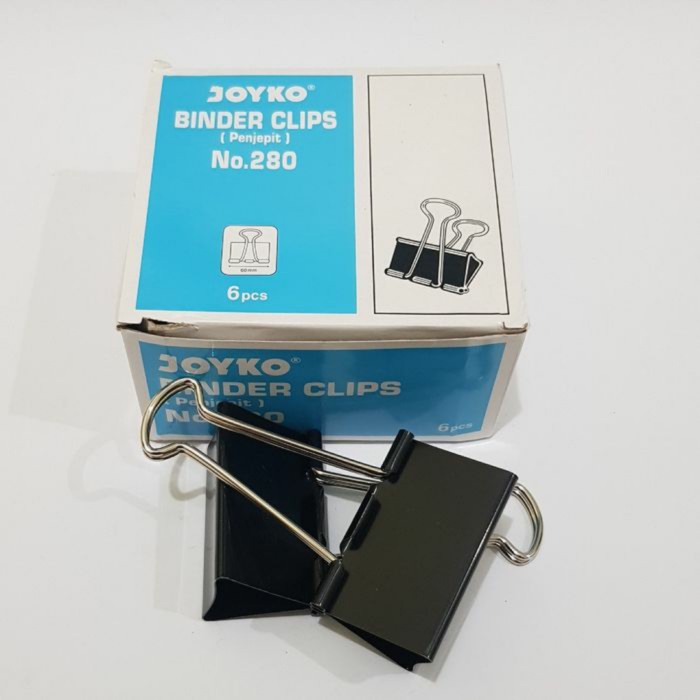 

Binder Clips Joyko No. 280 / Penjepit kertas besar