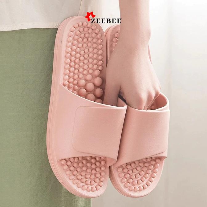 Sandal Rumah Refleksi Anti Slip Empuk PVC Ringan Nyaman