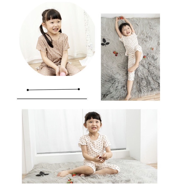 babyfit [3-8thn] baju tidur anak kaos piyama celana panjang 7 per 8 import nyl-0615r