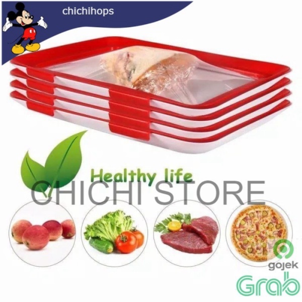 

Promo Nampan Pengawet Makanan Beli 1 Dapat 3 Pcs Menjaga makanan Fresh CC Berkualitas