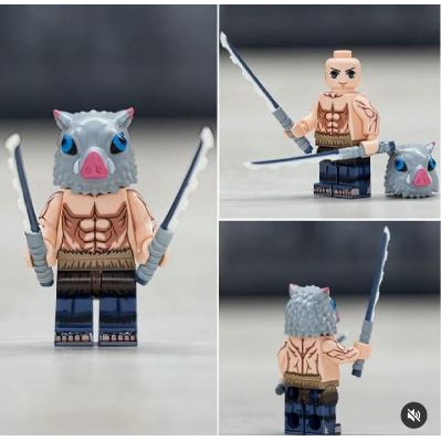 Mainan Anak Lego Demon Slayer Mini INOSUKE