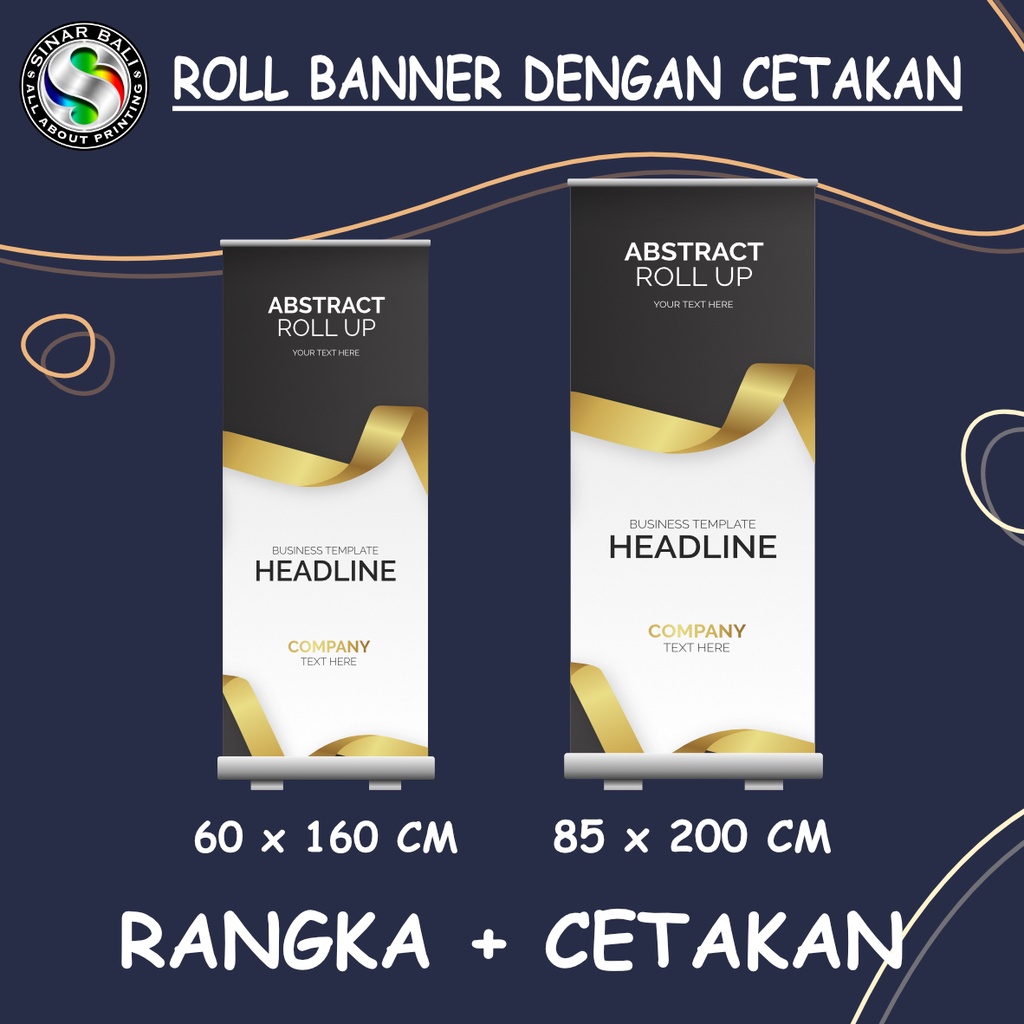 Roll Up Banner / Roll Banner / Cetak Roll Up Banner / Cetak Roll Banner