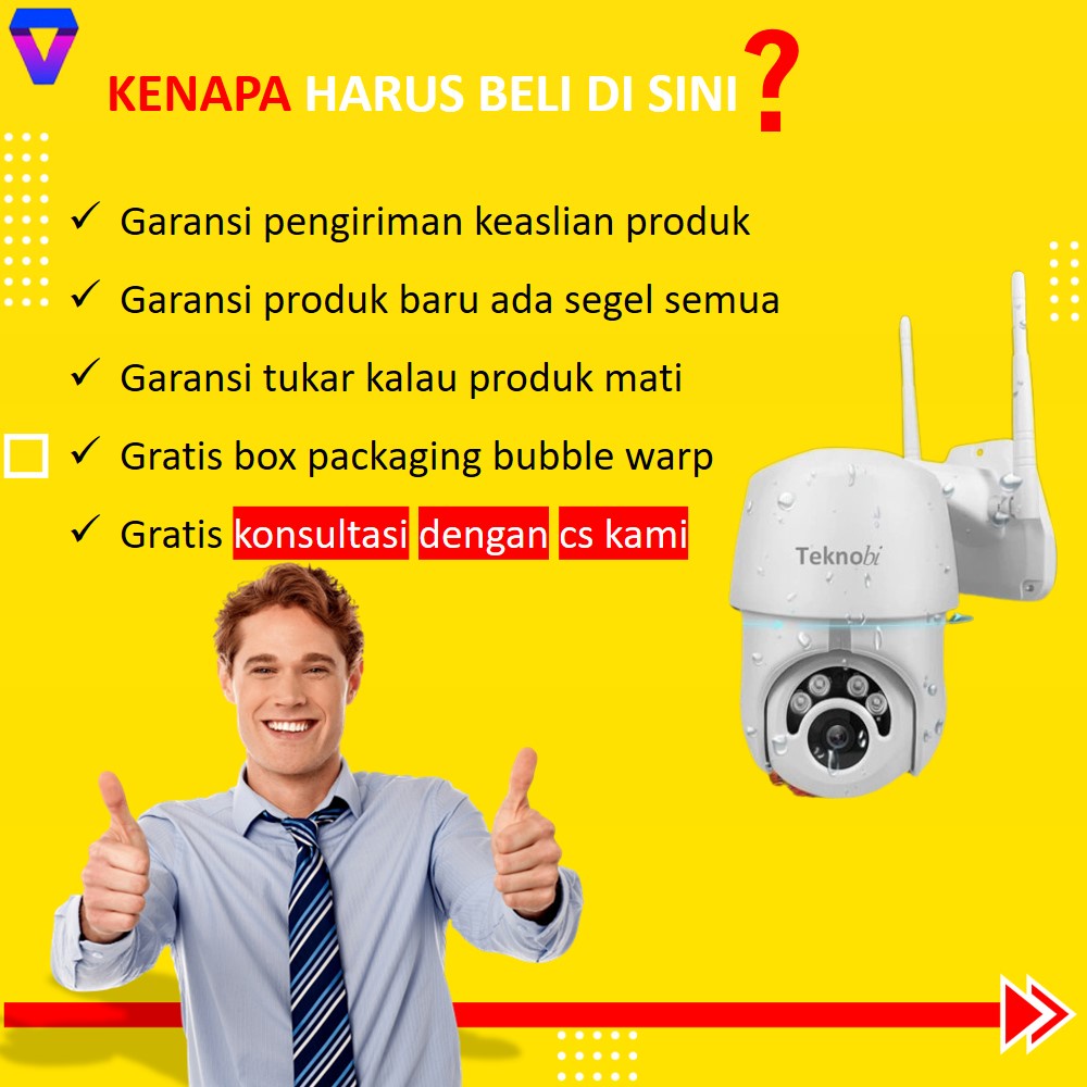 CCTV WIFI OUTDOOR WATERRPROOF IP CAMERA KAMERA PENGINTAI JARAK JAUH INDOOR SAMBUNG HP AUTO TRACKING JS173