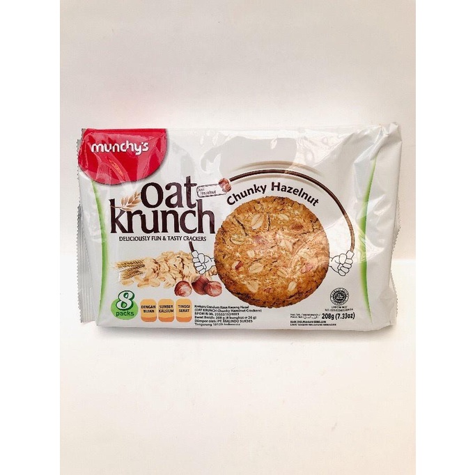 

Munchy's Oat Krunch Chunky Hazelnut 208g