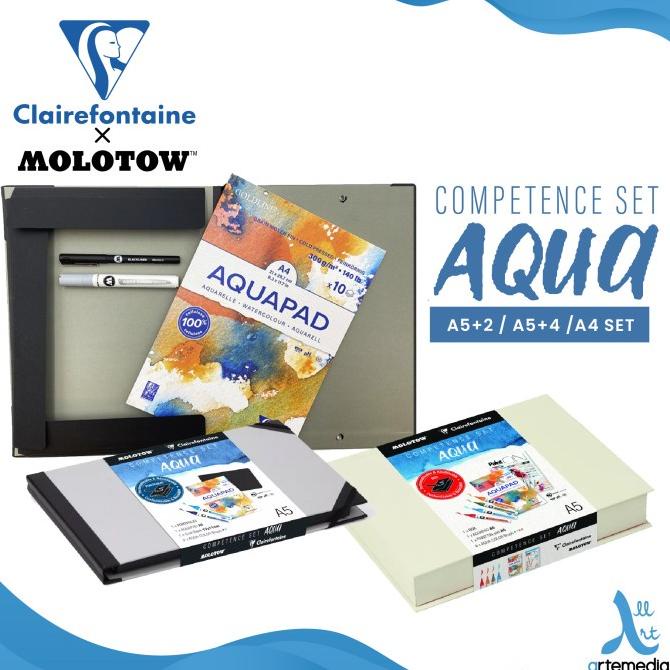 

Clairefontaine X Molotow Competence Set Aqua Gift Box Watercolor Set