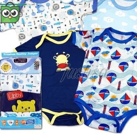 Baju Bayi Jumper Libby Baby- Baju Bayi Kodok Lucu - Jump Murah