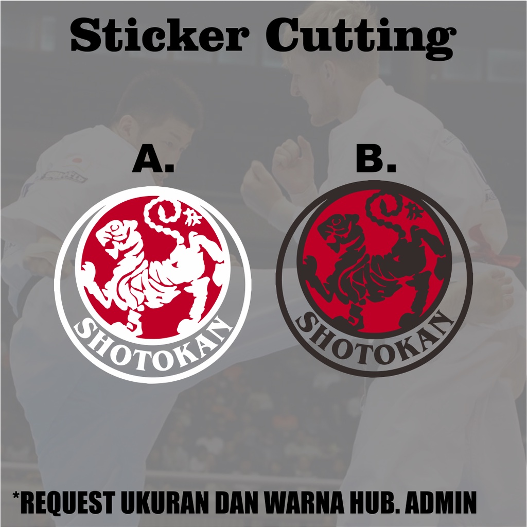 Sticker Cutting Shotokan / Stiker Cutting