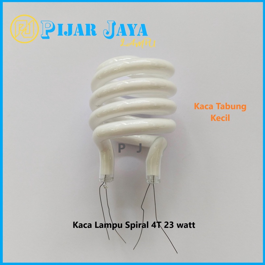 Kaca Lampu LHE Spiral 23 watt Triband Ulir 4T 23w + Bubble Wrap