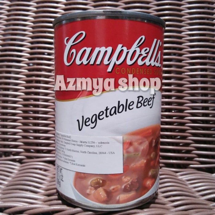 

CAMBELL'S SOUP VEGETABLE BEEF-SUP INSTAN RASA SAYURAN&DAGING 298GR
