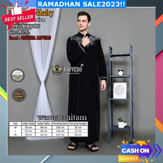 Jubah Pria Dewasa Lengan Pendek Polos Bahan Adem Spun Polly Hawari Jubah Gamis Pria Lengan Pendek Ab