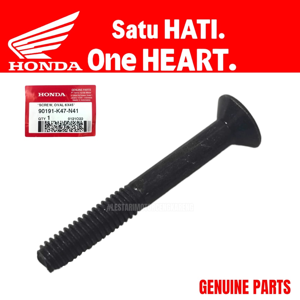 BAUT JALU PCX 160 ADV SCOOPY VARIO GTR BLADE 90191-K47-N41 ORI AHM