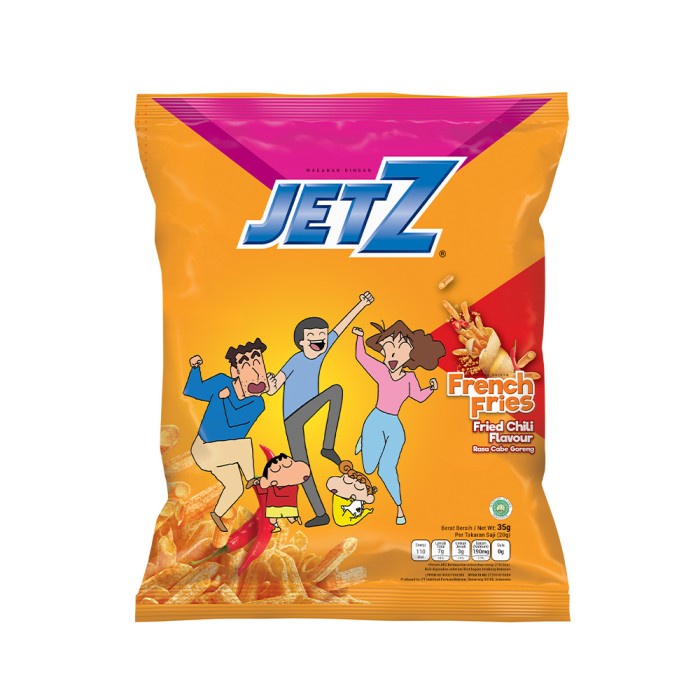 

JetZ Hollow French Fries Snack 35gr