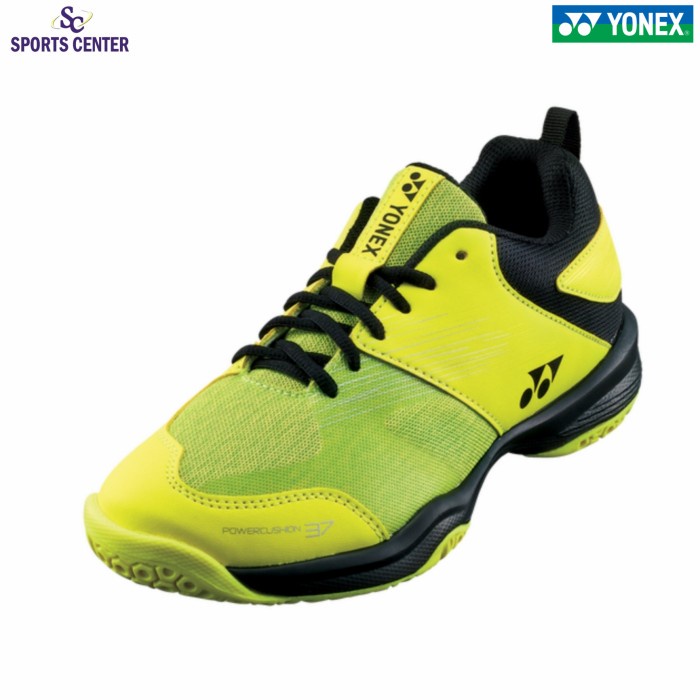 {MentariStore} New Sepatu Badminton Yonex Power Cushion 37 / SHB37EX Bright Yellow - 42 Diskon
