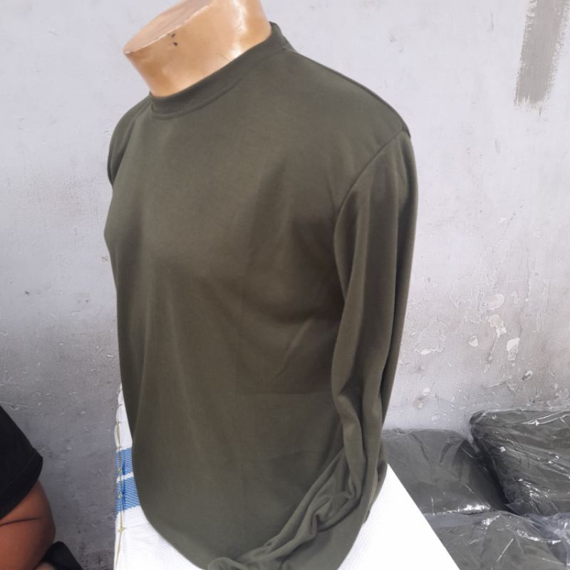 kaos hijau army# kaos panjang hijau #kaos daleman