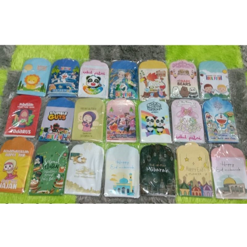 

Ready Amplop Lebaran Banyak motif 1 Pack isi 10 lembar