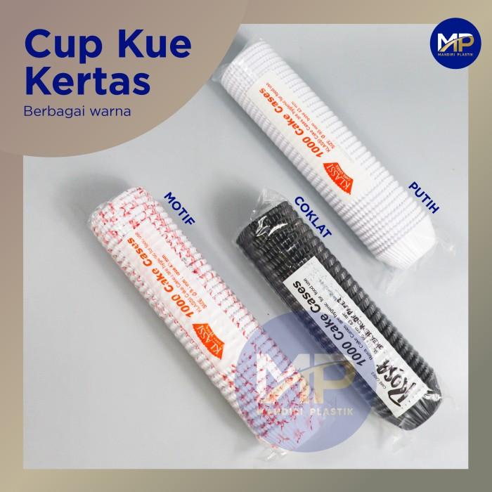 Cup kue kertas coklat 95mm (berlapis minyak) 1000lbr