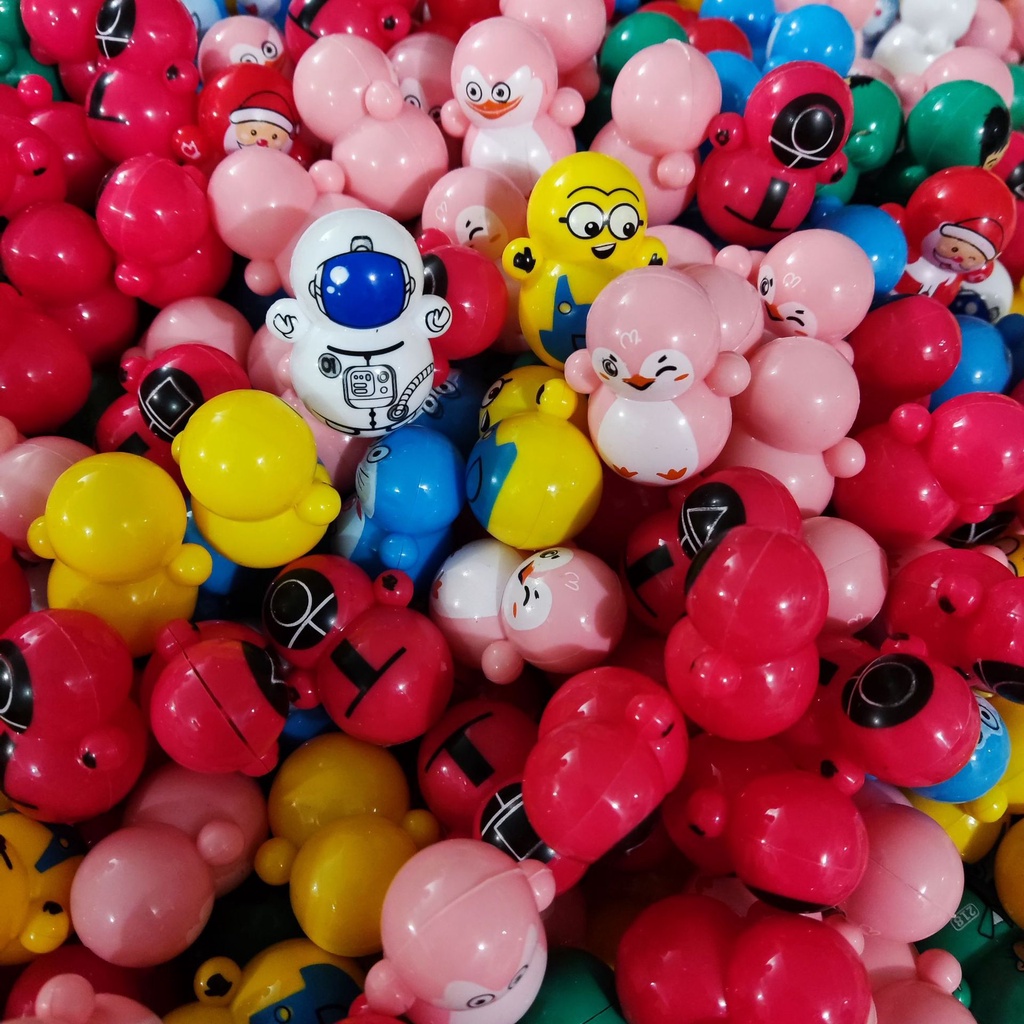 Mainan Squid Game Tumbler Roly Poly Mainan