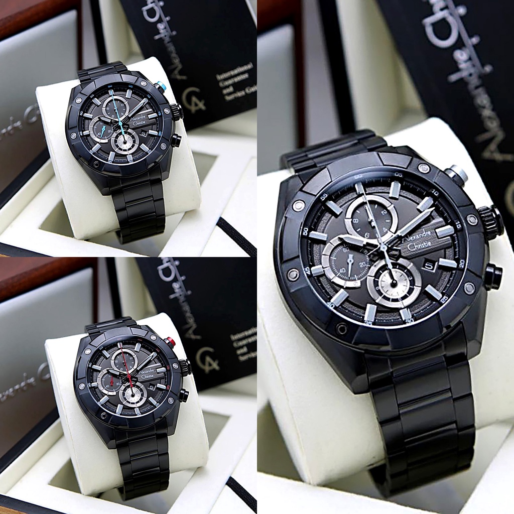 ALEXANDRE CHRISTIE PRIA AC 6604 / AC6604 JAM TANGAN ALEXANDER CHRISTIE PRIA ORIGINAL