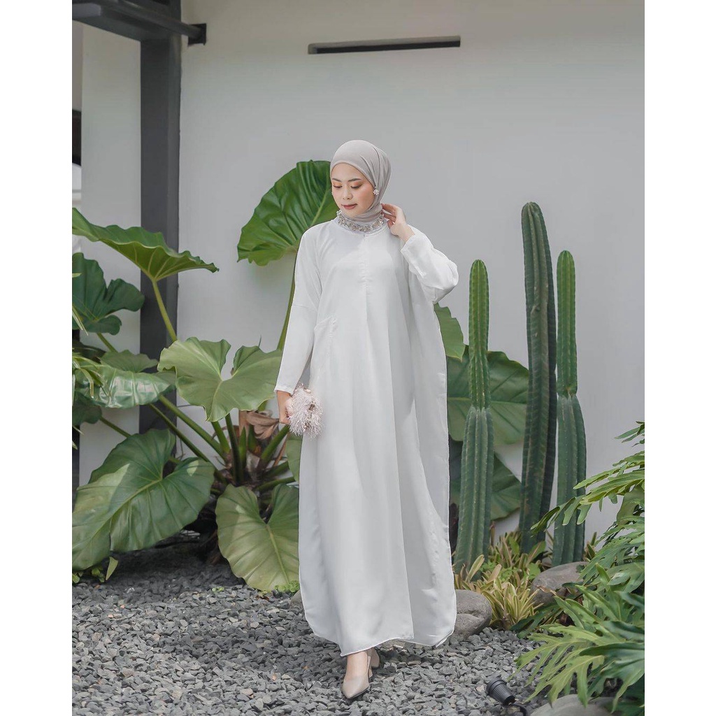 LV gamis Alita abaya pakaian muslim wanita terbaru 2023/fashion muslim dress wanita abaya