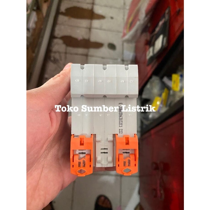 Mcb 3Phase Boss Sikring 3P 10A 16A 20A 25A 32A 40A 3 Phase Induk 6Ka