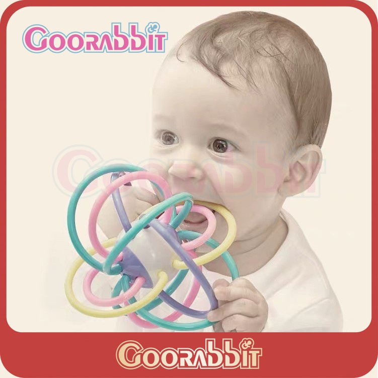 Mainan Bola rattle Teether BPA Free Untuk Bayi