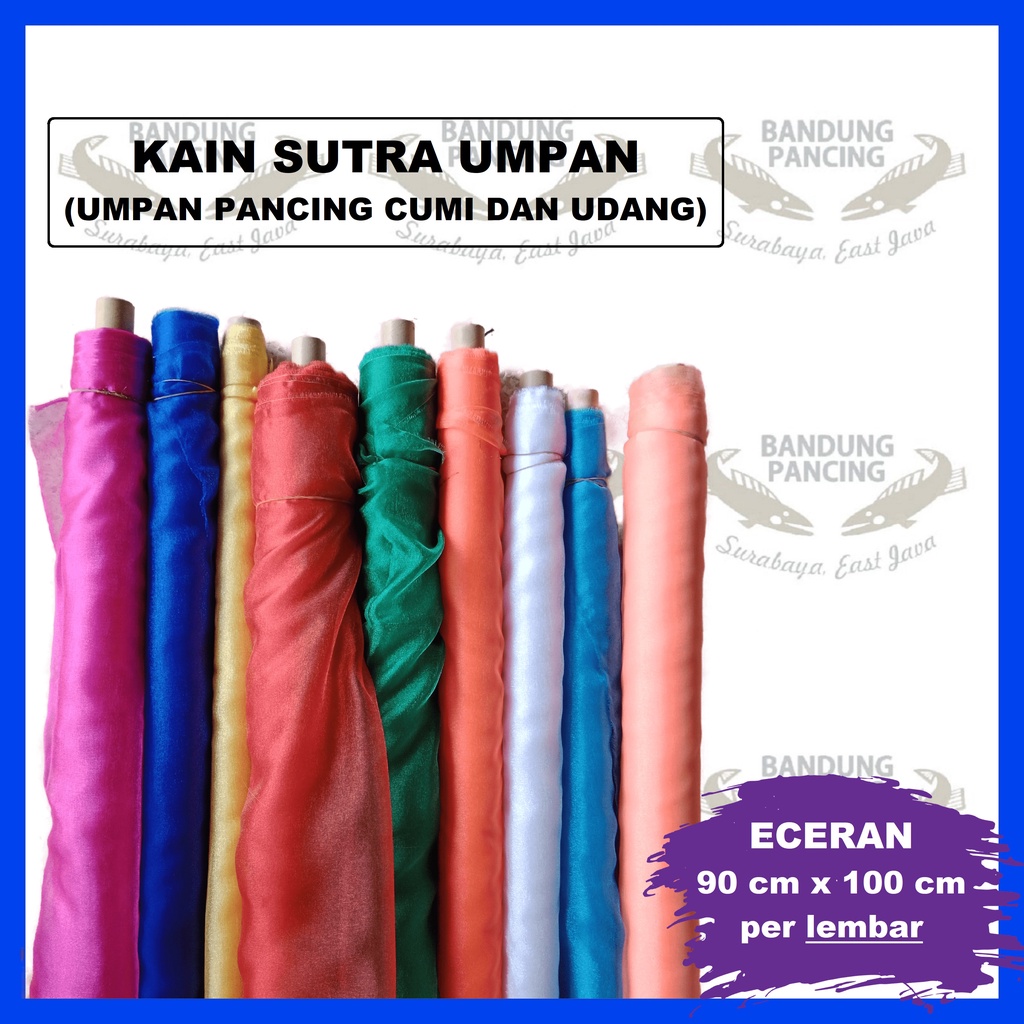 KAIN UMPAN SUTRA TWINKLE SIFON / UMPAN PANCING CUMI UDANG