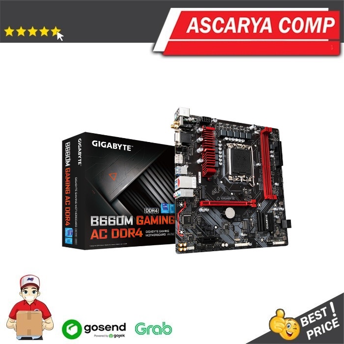 GIGABYTE B660M GAMING AC DDR4 (Intel LGA 1700, Gen12)