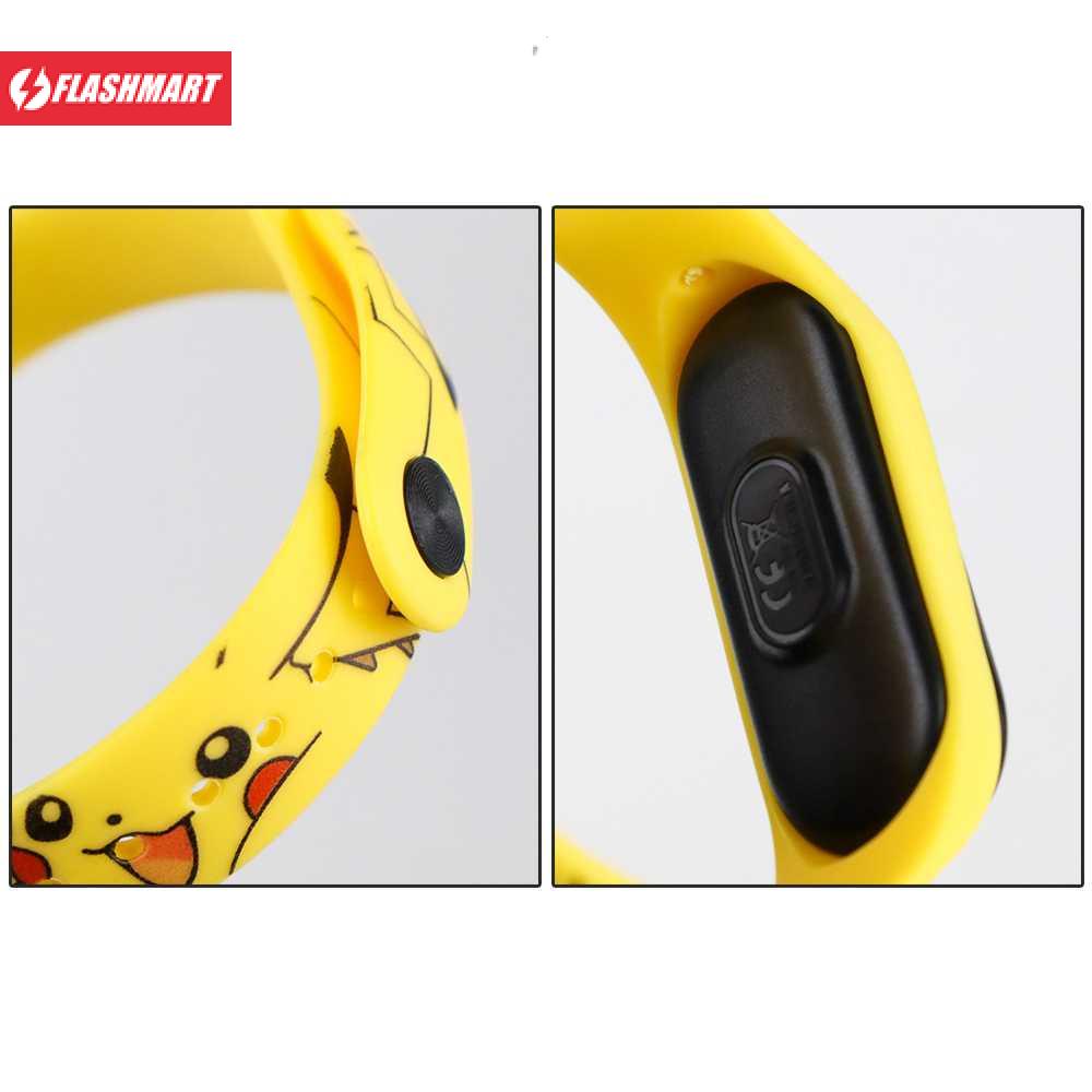 Flashmart Jam Tangan Digital Uniseks Desain Pokemon - GC195