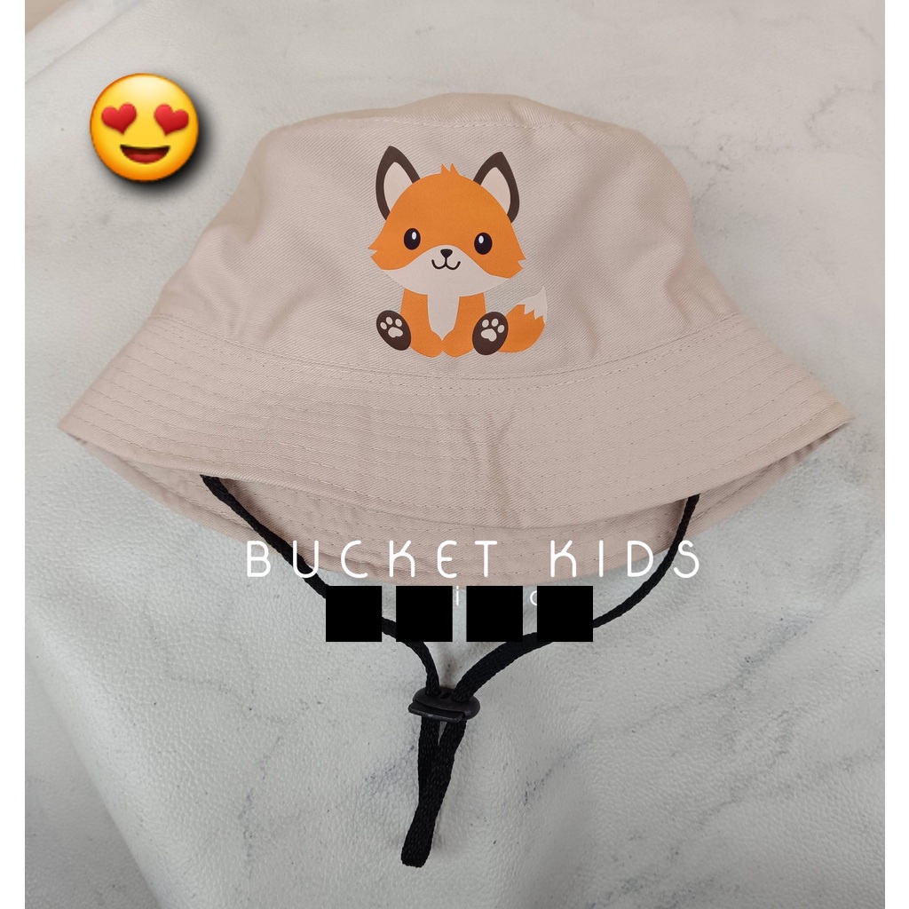 Bucket hat bayi 6-24m topi bayi topi batita