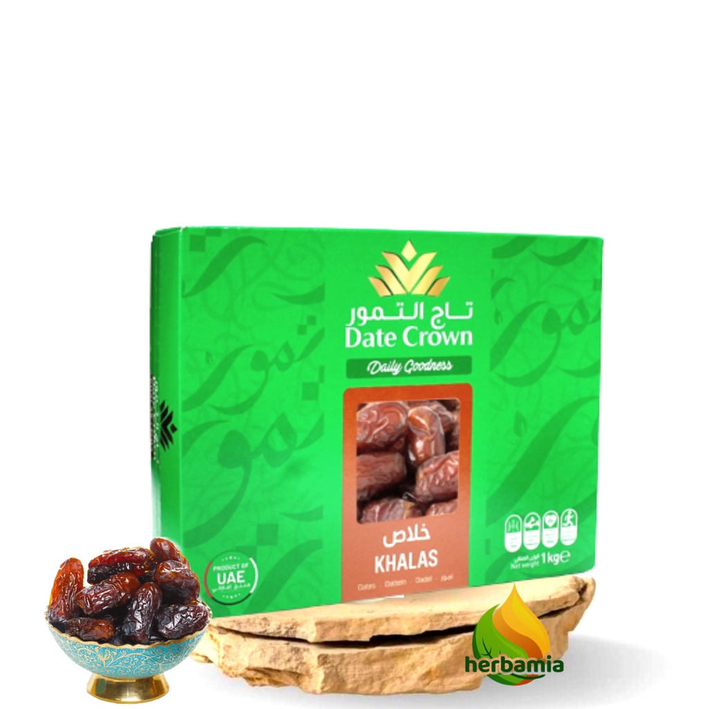 

Date Crown Kurma Khalas 1 Kg