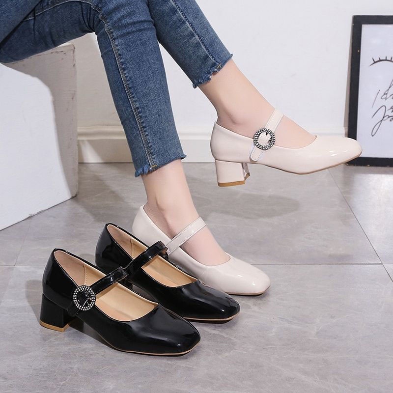 RYX - Jasmine Pendant Sepatu Mary Jane Slip-On Wanita Fashion Casual / Jalan Jalan  - Import Ori