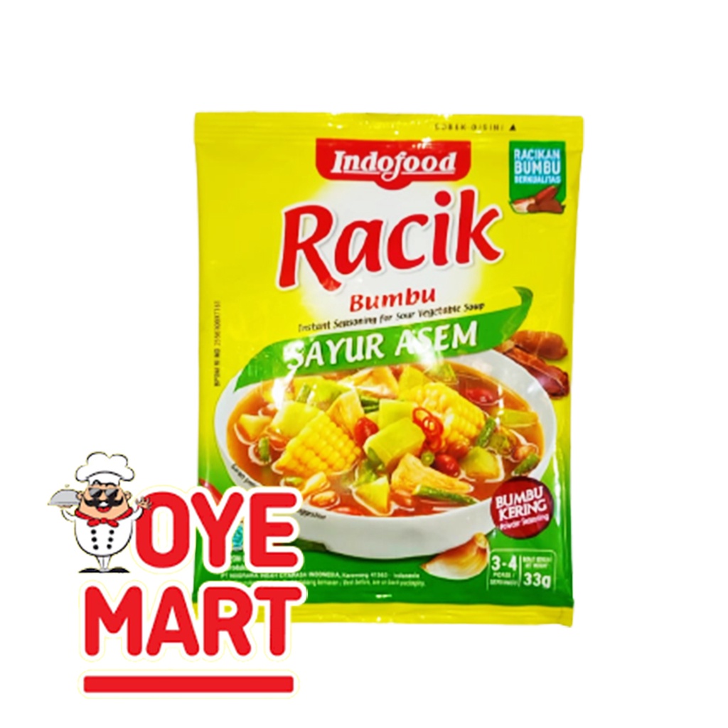 INDOFOOD RACIK BUMBU SAYUR ASEM 33GR / BUMBU INSTAN