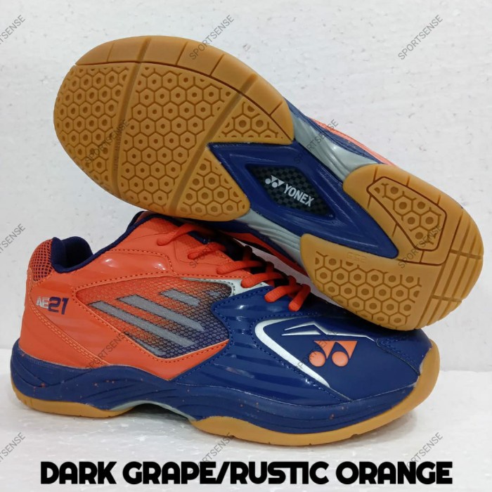 {MentariStore} Sepatu Badminton Yonex All England 21 AE AE21 Original - Grape Orange 42 Murah
