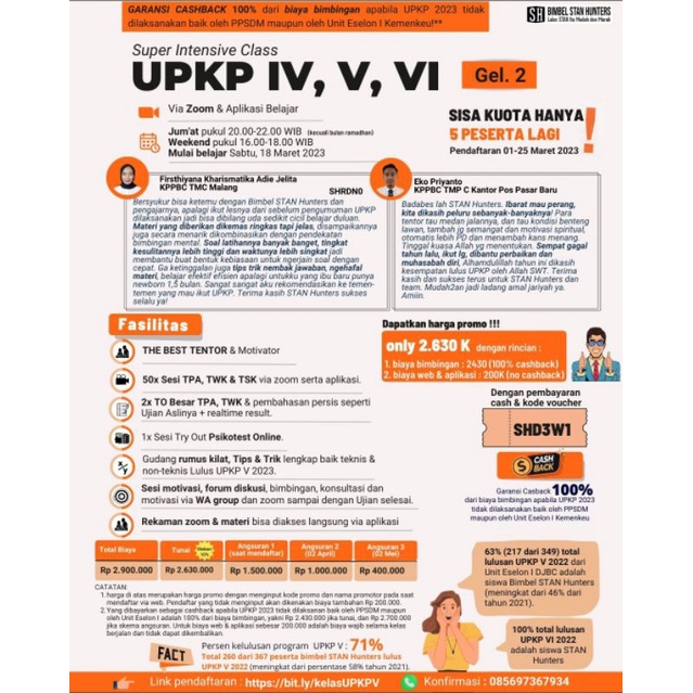 Kelas UPKP Gel. 2 STAN Hunters