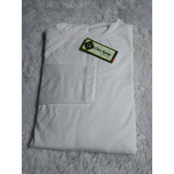 PROMO INNER LONG DRESS KASUAL SPAN MANSET GAMIS WANITA LENGAN PANJANG - PUTIH ELEGAN TERBARU TRENDY 