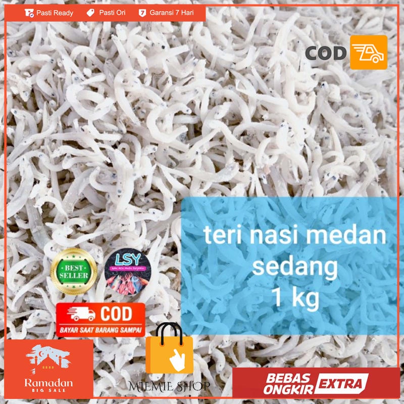 

ikan asin teri nasi medan size sedang 1kg