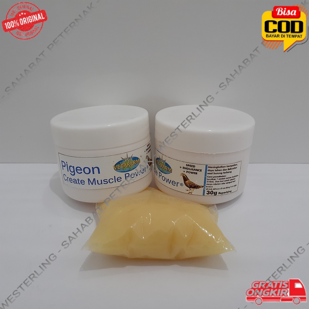 CREATE MUSCLE POWER VETAFARM 30 GRAM ASLI ORIGINAL