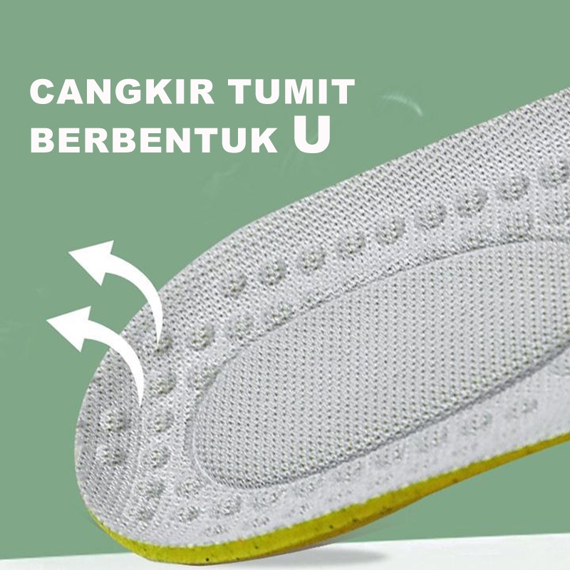 insole sepatu wanita dan pria anti lecet bantalan wanita kebesaran alas sepatu sneakers insole