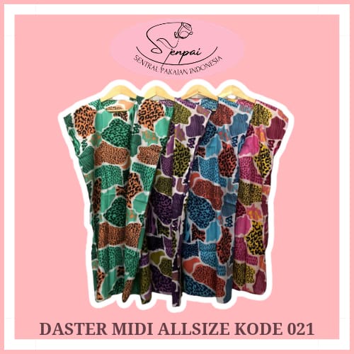 DASTER MIDI ALL SIZE | TANPA LENGAN KODE 021