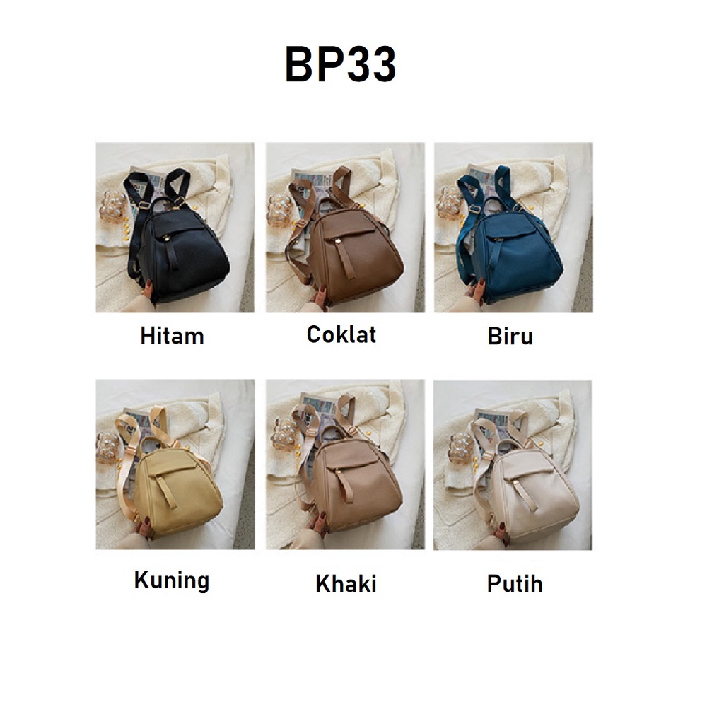 BP33 Tas Ransel Wanita Ransel Mini Backpack Mini Lucu Import