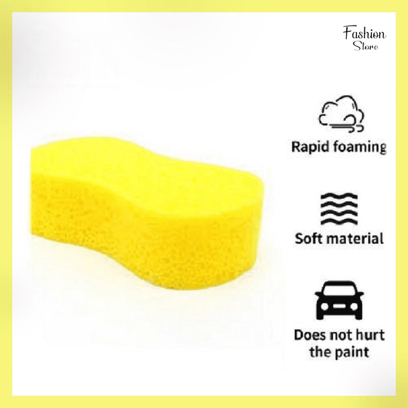 FS-Car Washing Sponge/Spons Cuci Mobil Daya Serap Tinggi 20,5 x 5,8 x 11 cm DL882003 /Alat Perkakas