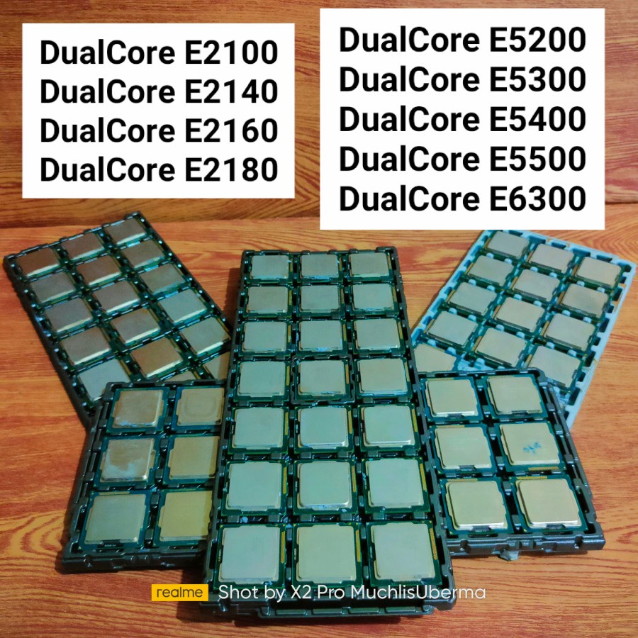 Processor Intel E5500 E5400 E5300 E2180 E2160 Dual-core dualcore 775 - Pentium E2xx