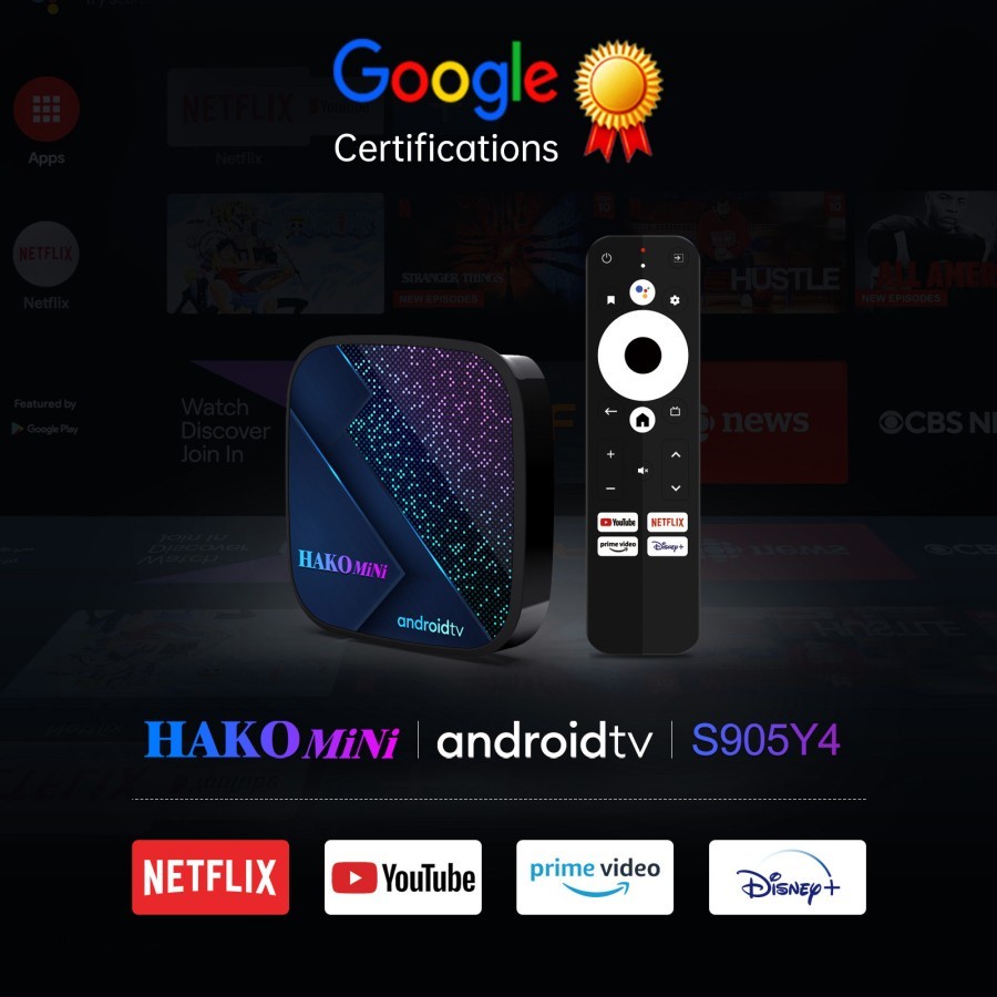 Jual Android Tv Box Hako Mini Google Certified K Amlogic S Y Dual