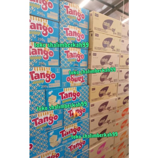 wafer kaleng tango nabati wafello Nissin 1 karton