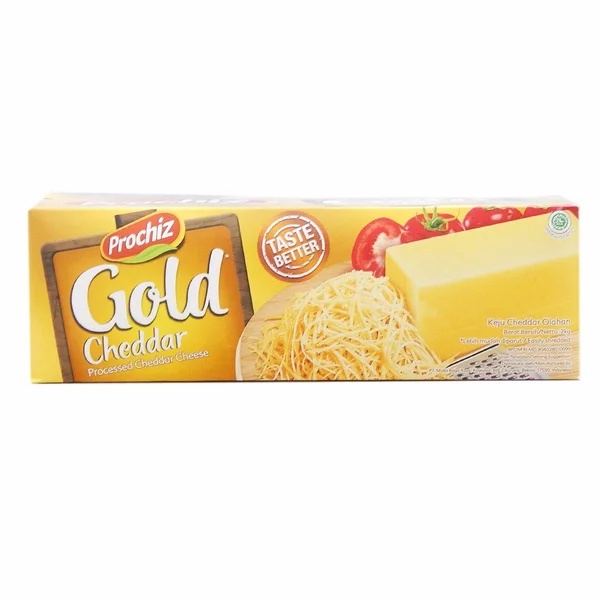 

Prochiz Gold Cheddar / Keju Prochiz Gold Cheddar 2 kg