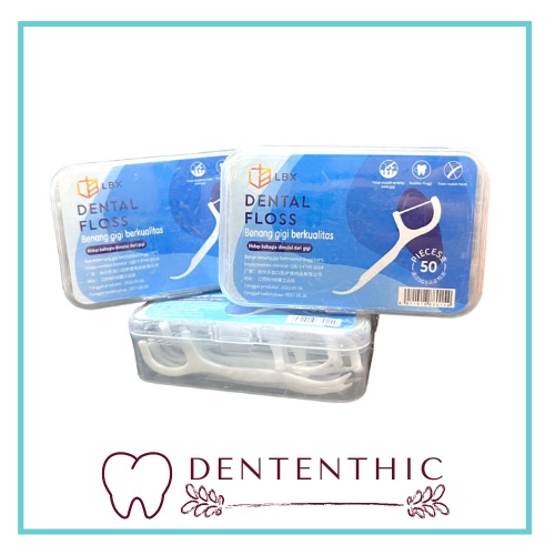 Dental Floss Benang Tusuk Gigi isi 50pc