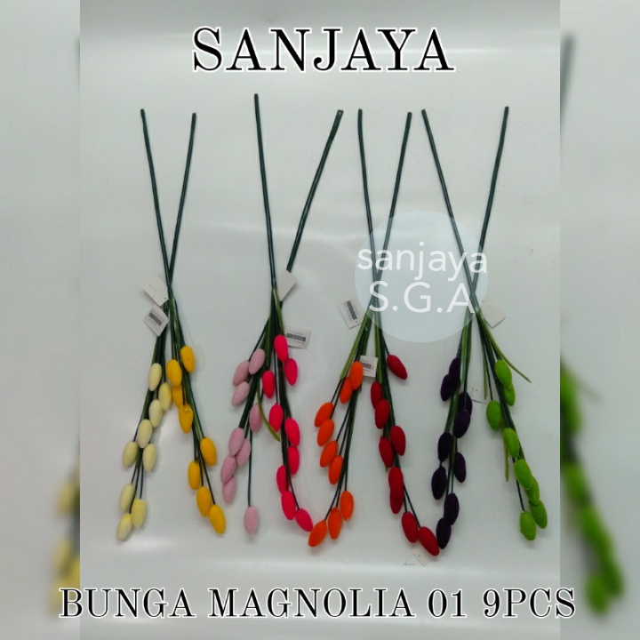 [1 Pcs] Bunga Pom Pom Artificial / Bunga Pom Pom Palsu / Bunga Hias Sudut / Bunga Hias Dekorasi / Bunga Magnolia / Bunga Pom2